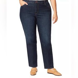 Gloria Vanderbilt Amanda dark blue jeans